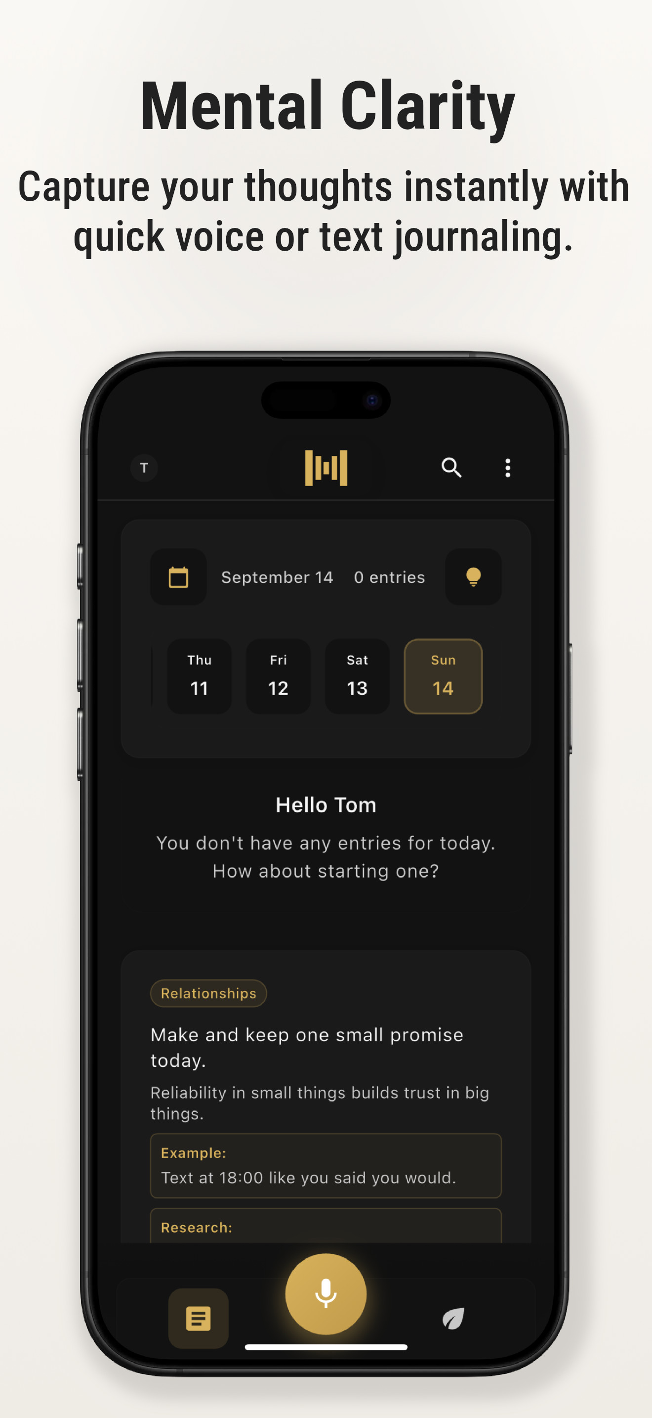 Mental clarity overview